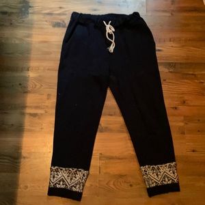 Free People lined sweat/dress pants!